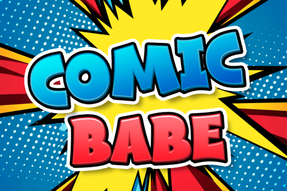 Comic Babe: The Bold Superhero Font for Your Brand Identity