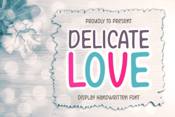 Delicate Love: The Perfect Typeface for Elegant Craft Designs