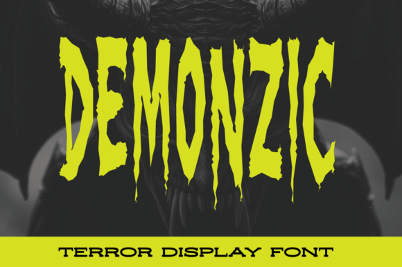 Demonzic: The Scary Font Style for Bold Halloween Branding