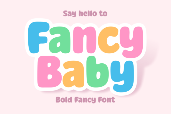 Fancy Baby Display Font for Joyful Brand Identity