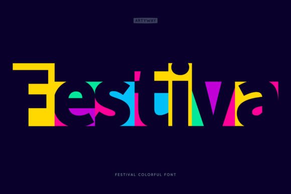 Festiva: The Geometric Display Font for Bold Web Experiences