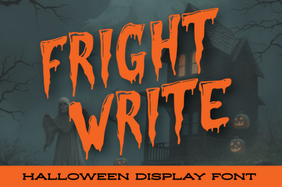 Fright Write: The Spooky Display Font for Halloween Branding