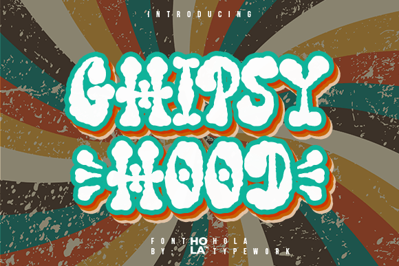 Ghipsy Hood: The Retro Font for Authentic Brand Identity