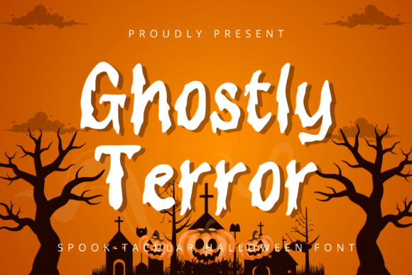 Ghostly Terror: A Premium Display Font for Spooky Campaigns