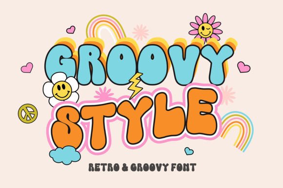 Groovy Style: A Retro Display Font for Modern Brand Identity