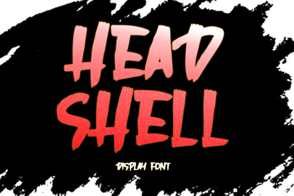 Head Shell: A Festive Display Typeface for Holiday Campaigns