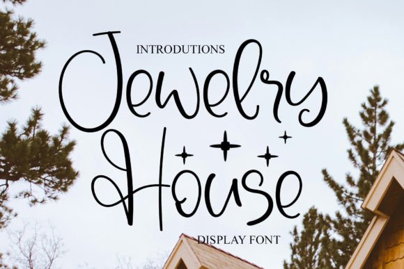 Jewelry House: A Stylish Handwritten Font for Editorial Design