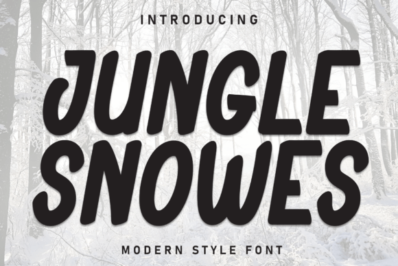 Jungle Snowes: A Bold Marker Font for Lively Branding
