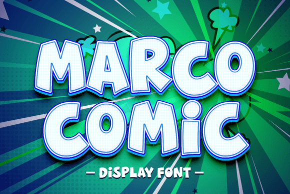 Marco Comic: A Stunning Display Font for Creative Makers