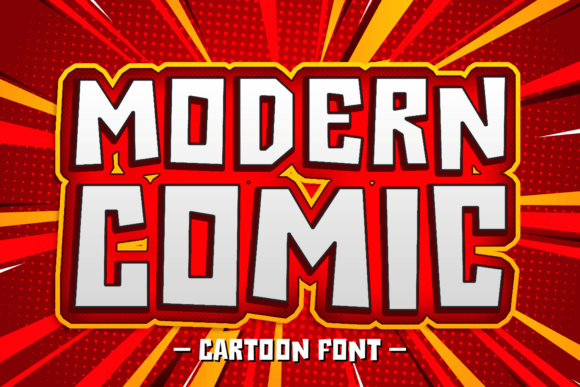 Modern Comic: The Bold Cartoon Typeface for Creative Makers