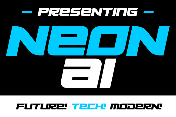 Neon Ai: The Modern Typeface for Bold Business Branding