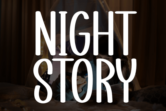 Night Story: A Cozy Handwritten Font for Creative Makers