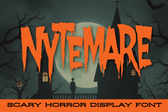 Nytemare Display Font for Dark Campaign Visuals