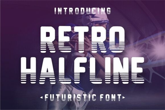 Retro Halfline: The Modern Display Font for Handmade Brands