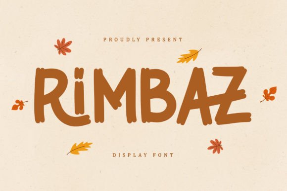 Rimbaz: The Bold Display Font for Modern Branding