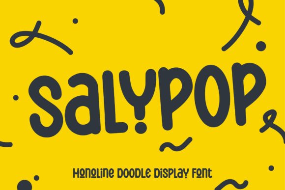 Salypop: The Perfect Display Font for Handmade Branding