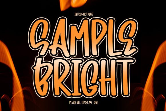 Sample Bright: The Perfect Display Font for Handmade Crafts
