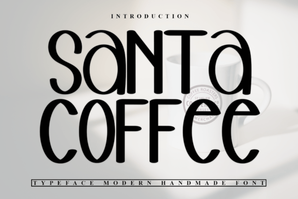 Santa Coffee: A Festive Typeface for Holiday Editorial Design
