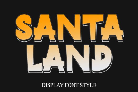 Santaland Display Font for Creative Branding