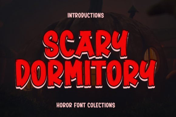 Scary Dormitory: The Ultimate Halloween Display Font for Viral Campaigns