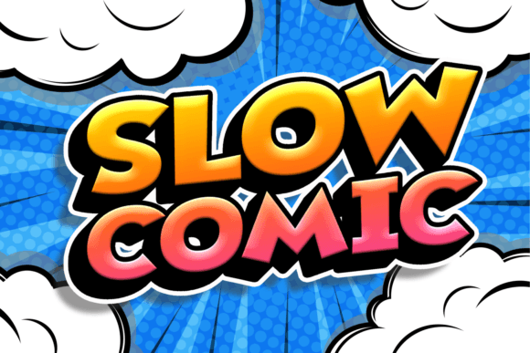 Slow Comic: The Playful Display Font for Modern Web Design