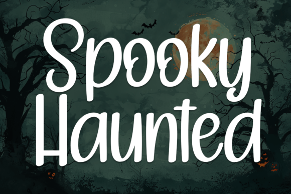 Spooky Hunted: The Bold Handwritten Typeface for Eerie Campaigns