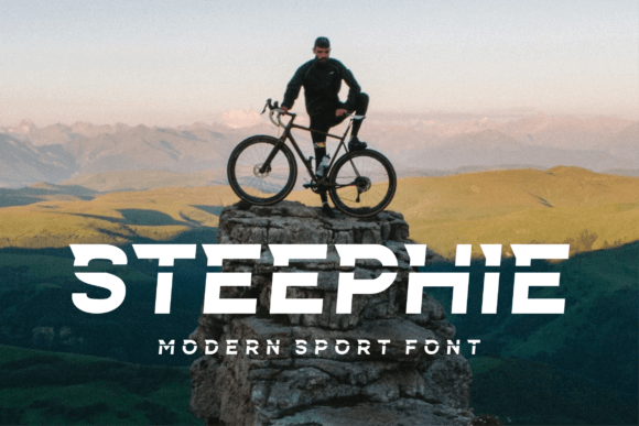 Steephie: The Artistic Display Font for Bold Editorial Design