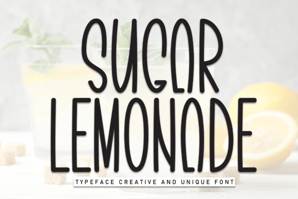 Sugar Lemonade: A Playful Display Font for Whimsical Branding