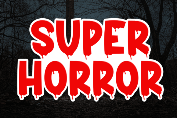 Super Horor: A Modern Display Typeface for Magical Editorial Design