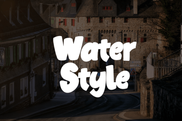 Water Style: The Fluid Typeface for Modern Digital Branding